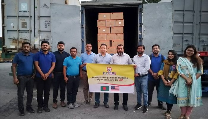 যুক্তরাষ্ট্রে খেলনার প্রথম চালান পাঠালো আরএফএল